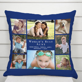 Das beste Foto Collage der Welt Kissen