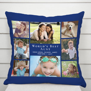 Das beste Foto Collage der Welt Kissen