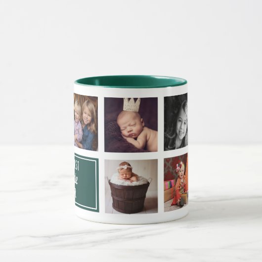 Das beste Foto für jedes Green Collage Tasse (Zentrum)