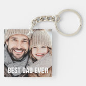 Das beste Foto für Vater Schlüsselanhänger (Rückseite)