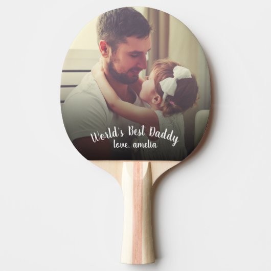 Das beste Foto zum Vater der Welt Tischtennis Schläger (Vorderseite)