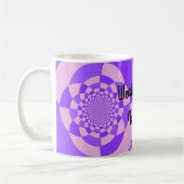 Das beste Fraktal Design für Lehrer der Welt Kaffeetasse (Links)