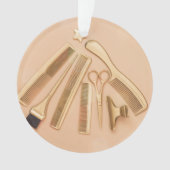 Das beste Friseurornament der Welt Ornament (Vorderseite)