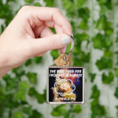 Das Beste für die Gedanken - ein Mini-Kuchen Schlüsselanhänger (Hand)