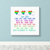 Das Beste Gebot Leinwanddruck (Insitu (Holzboden))