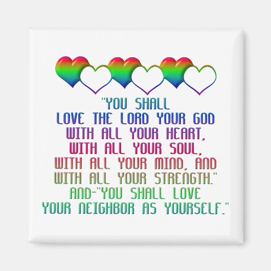 Das Beste Gebot Magnet (Vorne)