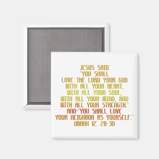 Das Beste Gebot Magnet (Vorderseite/Rückseite)