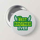 Das beste Geschenk für den Bruder Button (Vorne & Hinten)