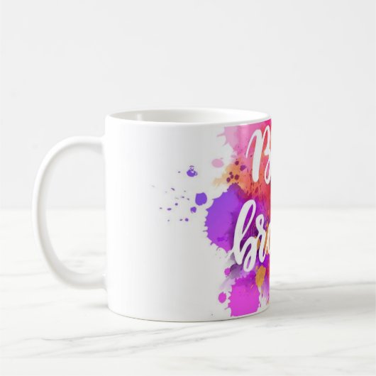 Das beste Geschenk für den Bruder der Welt Kaffeetasse (Links)