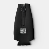 Das beste Geschenk für den Vater der Welt Flaschenkühler (Rückseite)