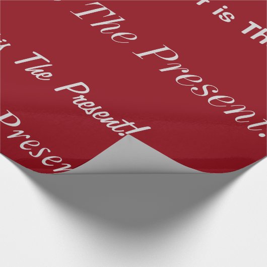 Das beste Geschenk ist das Geschenk! Packpapier (Ecke)