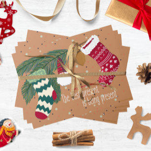 Das beste Geschenk. Personalisierbar Feiertagskarte