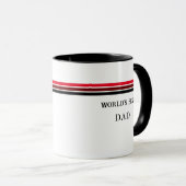 Das beste Geschenk von Papa zum Geburtstag Tasse (VorderseiteRechts)