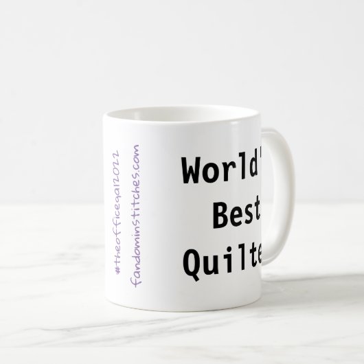Das beste Geschwätz der Welt (fandominstitches.com Kaffeetasse (VorderseiteRechts)
