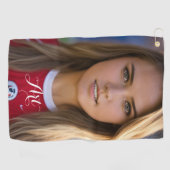 Das beste Girl of Art Golf Handtuch (Horizontal)