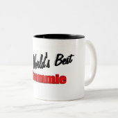 Das beste Grammie der Welt Zweifarbige Tasse (VorderseiteRechts)