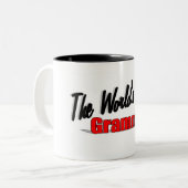 Das beste Grammie der Welt Zweifarbige Tasse (Vorderseite Links)