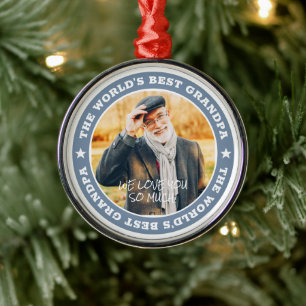 Das beste Grand Modern Star Custom Foto der Welt Ornament Aus Metall