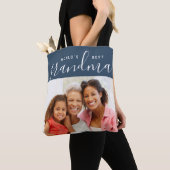 Das beste Grandma Custom Foto Geschenk der Welt Tasche (Von Nahem)