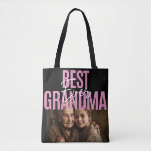 Das beste Grandma Custom Foto Geschenk der Welt Tasche