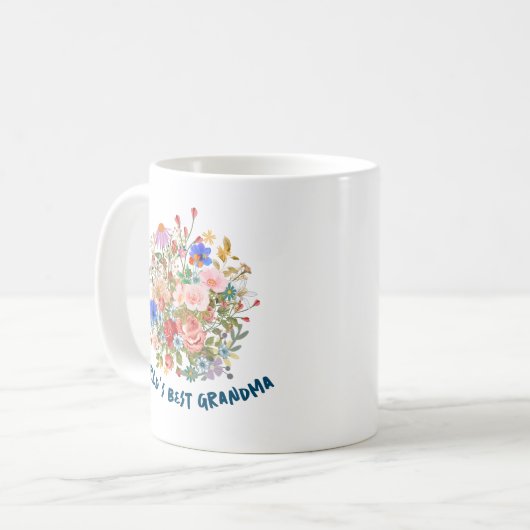 Das beste Grandma der Welt Kaffeetasse (Vorderseite Links)