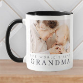 Das beste Grandma der Welt Modernes Foto Kaffeetasse