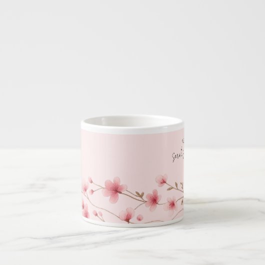 Das beste Grandma der Welt - Pastel und Blumen Per Espressotasse (Vorderseite)