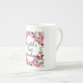 Das beste Grandma der Welt Porzellantasse (Vorderseite Rechts)