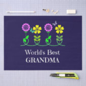 Das beste Grandma der Welt Seidenpapier (Handwerk)