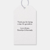 Das beste Grandma par Golf Nana Gram Golfer Pub Geschenkanhänger (Rückseite)