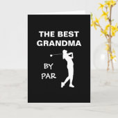 Das beste Grandma par Golf Nana Gram Golfer Pub Karte (Gelbe Blume)