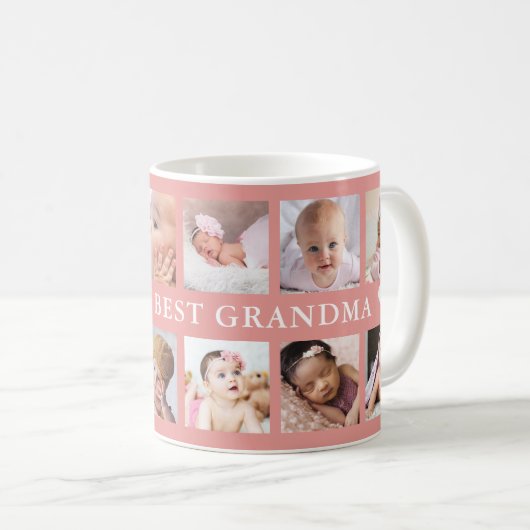 Das beste Grandma-Rosa der Welt von heute Kaffeetasse (VorderseiteRechts)