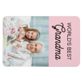 Das beste Grandma-Rosa-Grandchild-Foto der Welt Magnet (Horizontal)