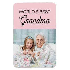 Das beste Grandma-Rosa-Grandchild-Foto der Welt Magnet