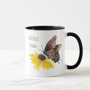 Das beste Grandma-Schmetterling der Welt, Blume-Gä Tasse
