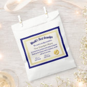 Das beste Grandpa-Zertifikat der modernen Funny Wo Geschenktütchen (Ausgeschnitten)