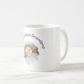 Das beste Grandpop-Foto der Welt in Blume Custom Kaffeetasse (VorderseiteRechts)