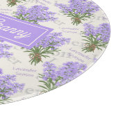 Das beste Granny Lavender Personalisierte Glas Schneidebrett (Ecke)