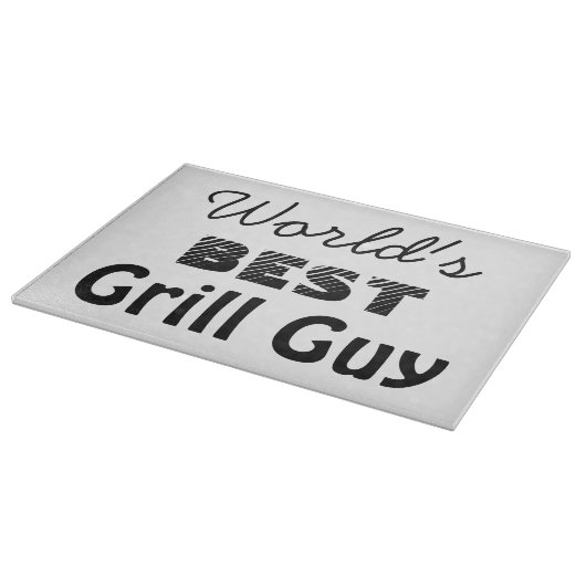 Das beste Grill-Typ-Zitat der Welt Schneidebrett (Ecke)