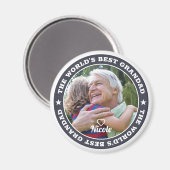 Das beste großartige moderne Foto der Welt Magnet (Vorderseite/Rückseite)