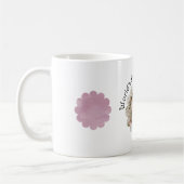 Das beste GroßmutterFoto der Welt in Blume Custom Kaffeetasse (Links)