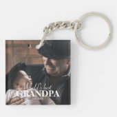 Das beste Großvater-Foto der Welt - einzigartiger  Schlüsselanhänger (Rückseite)