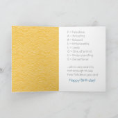 Das beste Herz und Soul der Welt Karte (Innenseite)