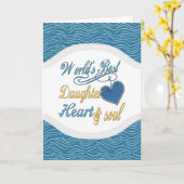 Das beste Herz und Soul der Welt Karte (Gelbe Blume)