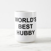 Das beste Hubby der Welt / Ehemann Kaffeetasse (Mittel)