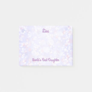 Das beste Hübsche Bokeh der Welt Post-it Klebezettel