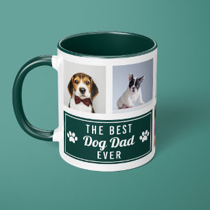 Das beste Hundeschlitten-Vater-Foto je ein grünes  Tasse