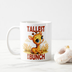 Das Beste im Bunch Pun Niedlicher Baby Giraffe Car Kaffeetasse