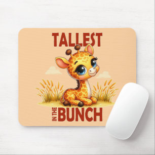Das Beste im Bunch Pun Niedlicher Baby Giraffe Car Mousepad