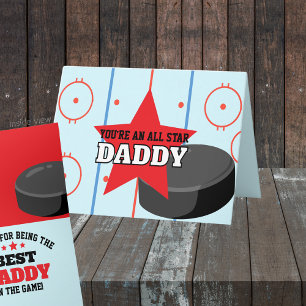 Das Beste im Game Hockey Personalisierte Geschenk Karte